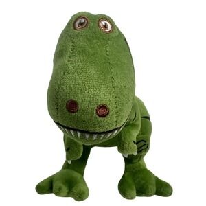 Rex Green Plush Dinosaur Stuffed Animal Toy Embroidered Baby Nursery T-Rex Cute